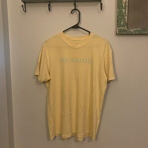 Yellow Seaside Beach Shirt